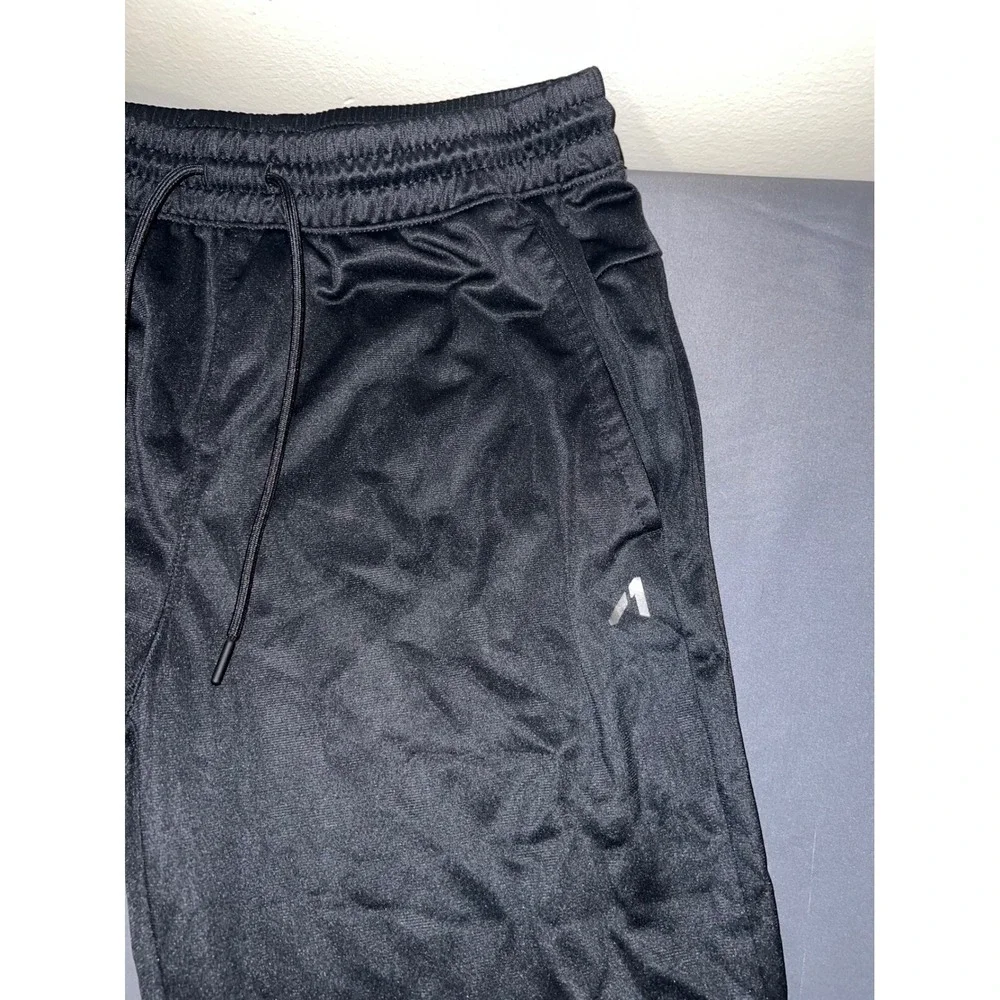 And1 Mens Qwick-Dry Activewear Track Pants Black Athletic Joggers Size Medium